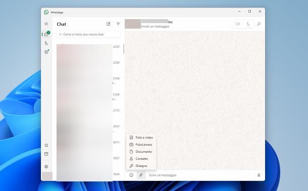 Come inviare immagini da Internet su WhatsApp per computer