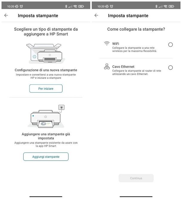 Come collegare il telefono alla stampante