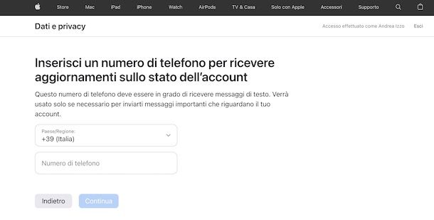 Account iCloud