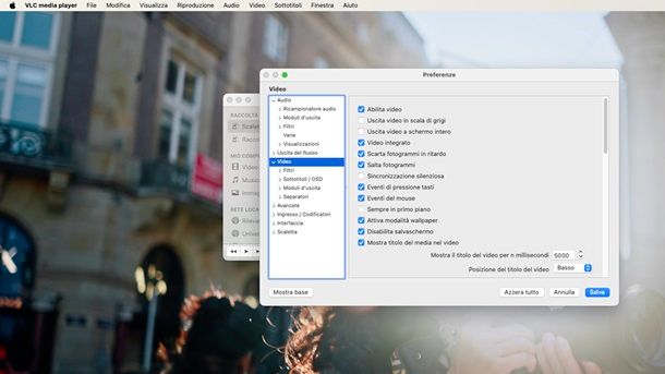 Come creare sfondi animati per macOS VLC