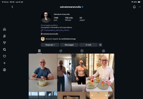 Come usare Instagram iPad