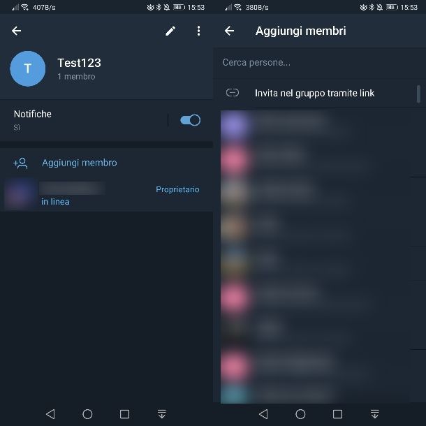 Come entrare in un gruppo Telegram senza link
