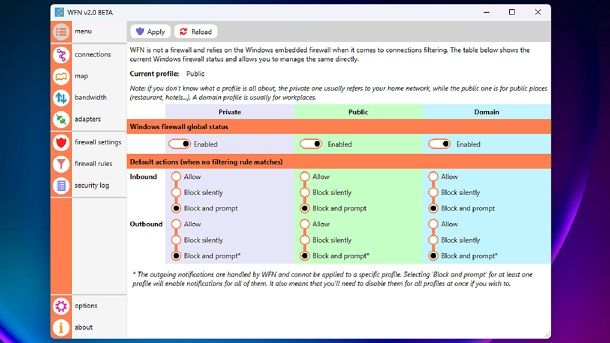 Windows Firewall Notifier Windows 11