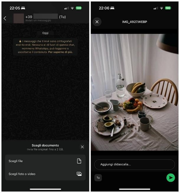 Come mandare immagini da Internet su WhatsApp