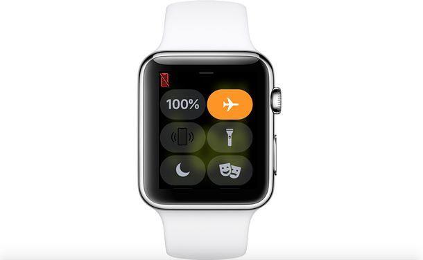 Modalità aereo Apple Watch