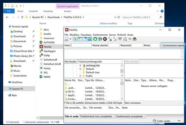 FileZilla portable