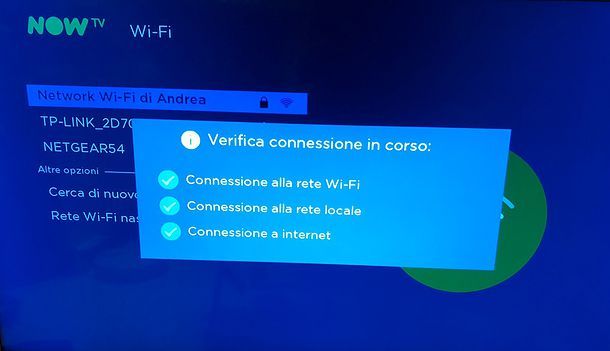 Connessione NOW Smart Stick