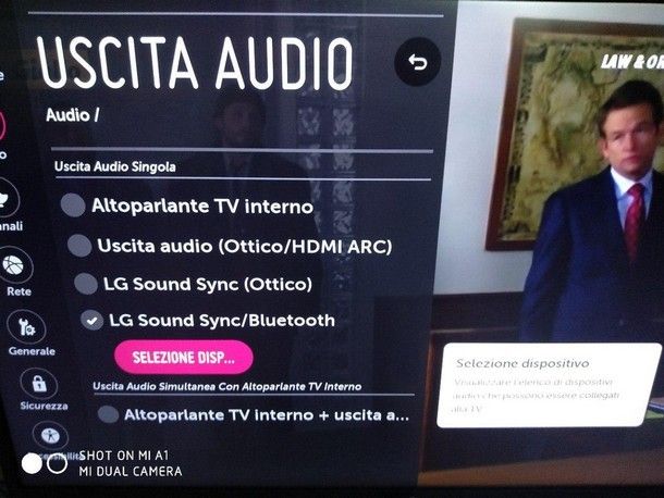 Come collegare cuffie Bluetooth alla TV: LG
