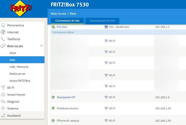 Come trovare l'IP della stampante dal router