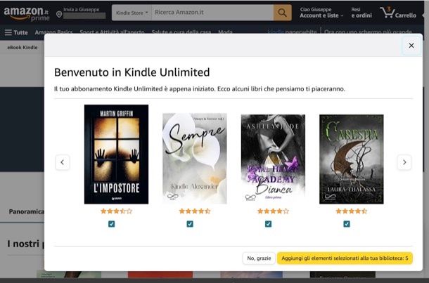 Cos'è  Kindle Unlimited e come funziona?