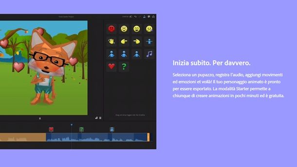 Adobe Character Animator soluzioni professionale doppiaggio cartoni