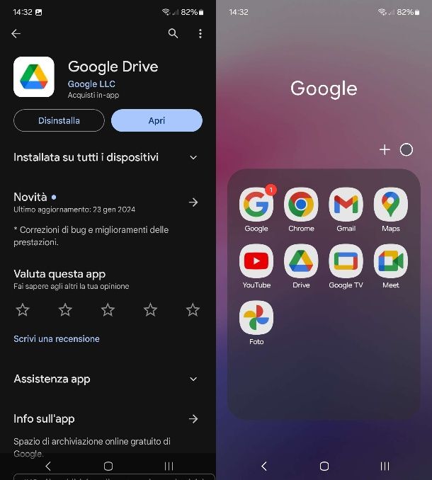 Come scaricare Google Drive su Android
