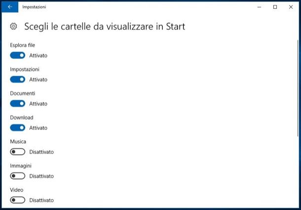 Menu Start Windows 10