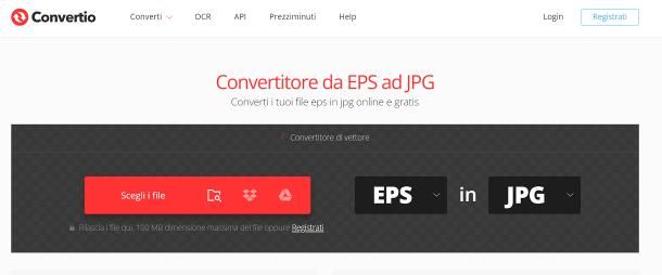 Come convertire file EPS in JPG