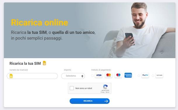 Come ricaricare Fastweb