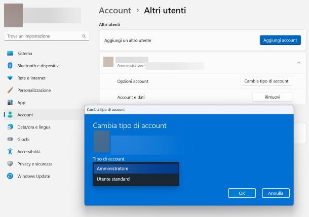 Come togliere i privilegi di amministratore: Windows 11