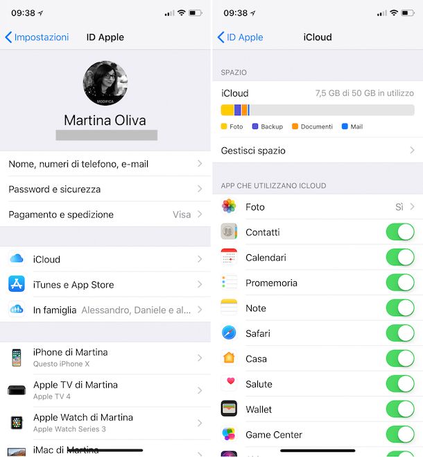 Come vedere cosa c'è su iCloud