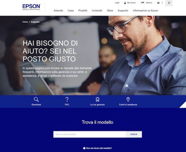 Come cambiare cartucce stampante Epson