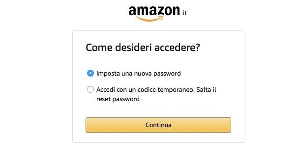 Come sbloccare account Amazon