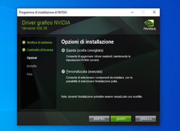 Come scaricare driver NVIDIA