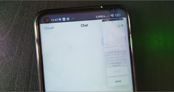 Salvare chat app Teams Android