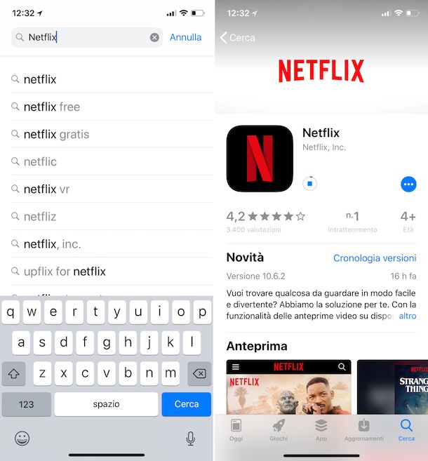 Come si installa Netflix su iPhone e iPad