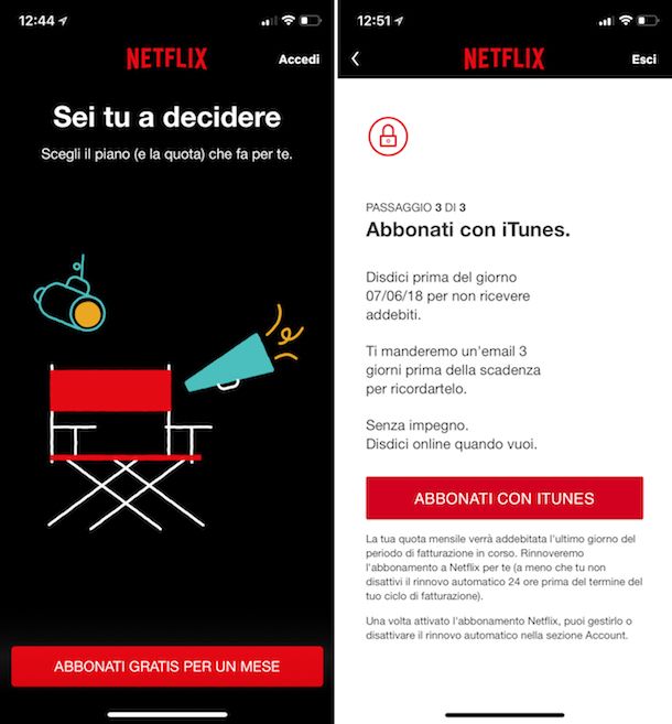 Come avere Netflix gratis su iPhone