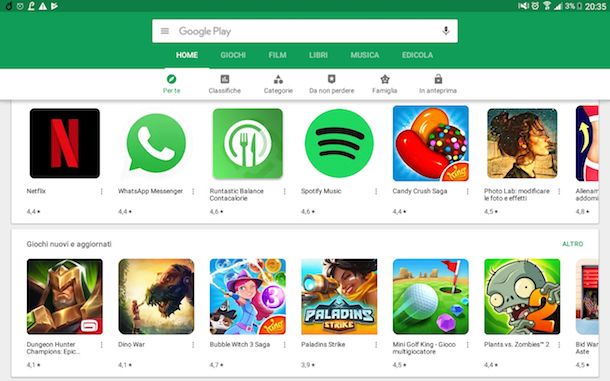 Come scaricare app Play Store