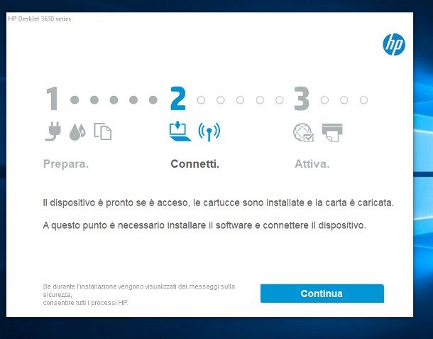 Installare stampante HP su Windows