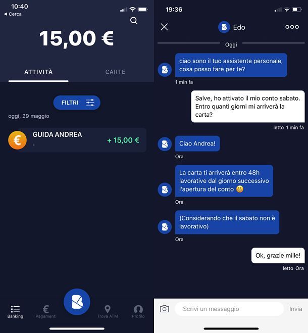Concierge buddybank