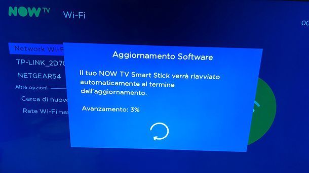 Aggiornamento NOW Smart Stick