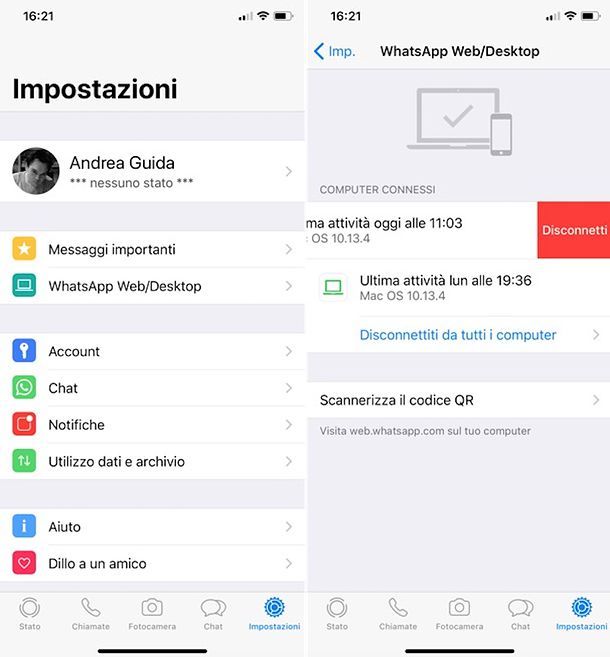 Come sapere se ci spiano WhatsApp