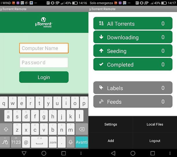 uTorrent Remote Android