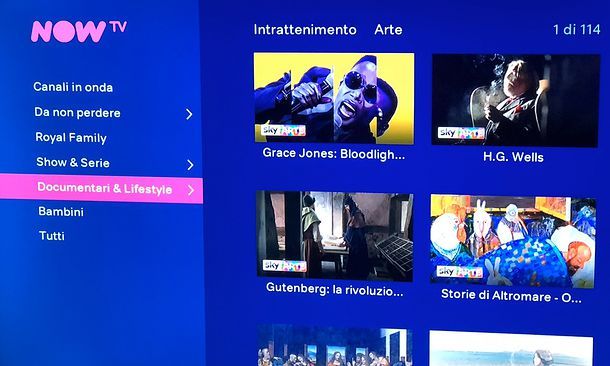 Intrattenimento NOW Smart Stick
