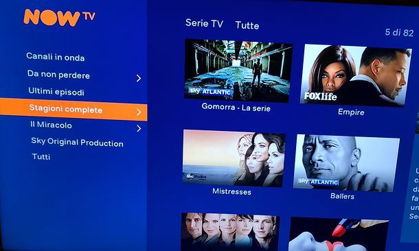 Serie TV NOW Smart Stick