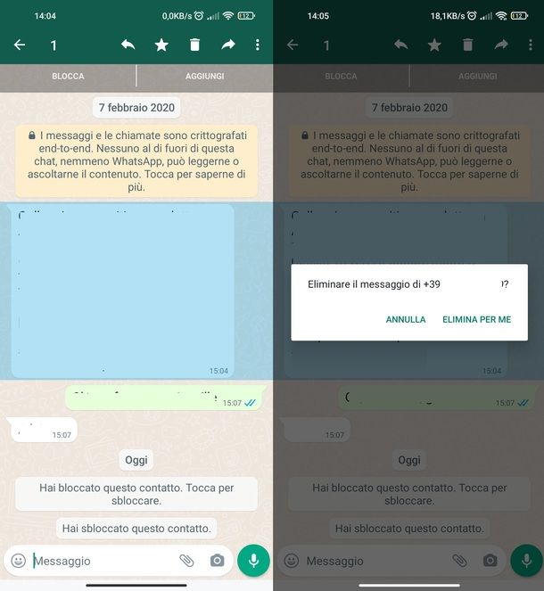 WhatsApp app Android