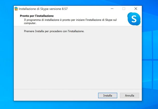 Installazione Skype