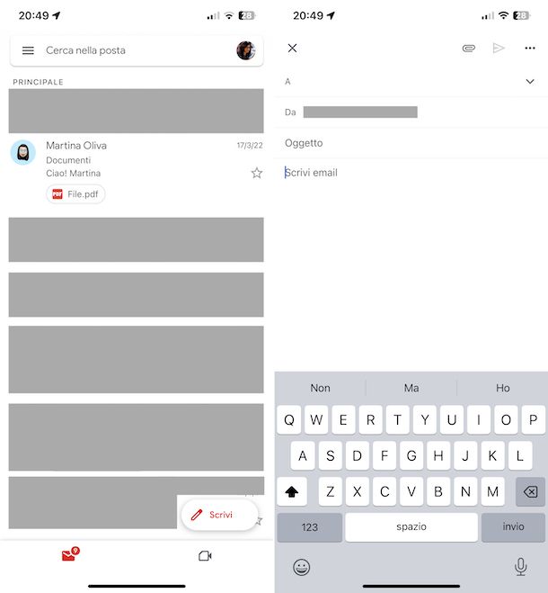 Gmail app