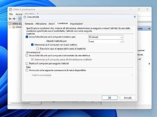 Come spegnere il PC con il timer