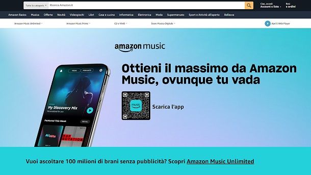 Dispositivi Amazon Music