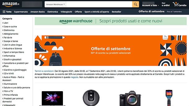 Come vendere su Amazon Seconda mano