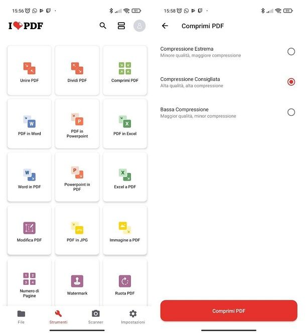 Come ridurre le dimensioni di un file PDF