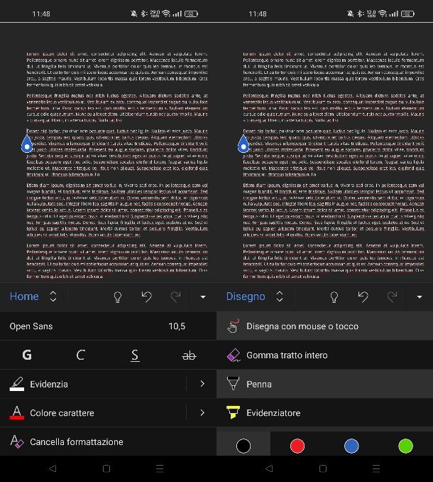 Come firmare un documento Word su smartphone e tablet