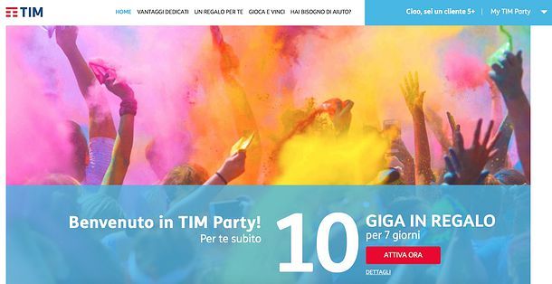 Come avere Giga gratis TIM