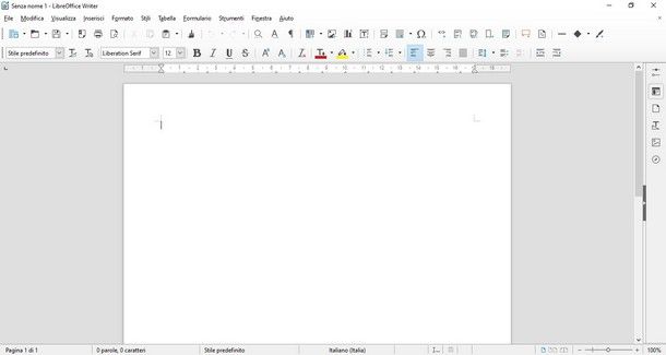 Come aprire file DOC — LibreOffice Writer