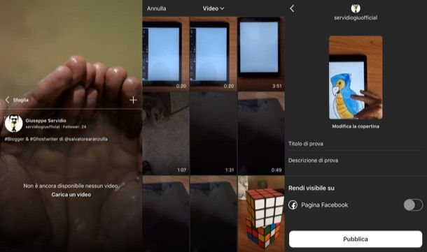 Come caricare video su IGTV da smartphone e tablet