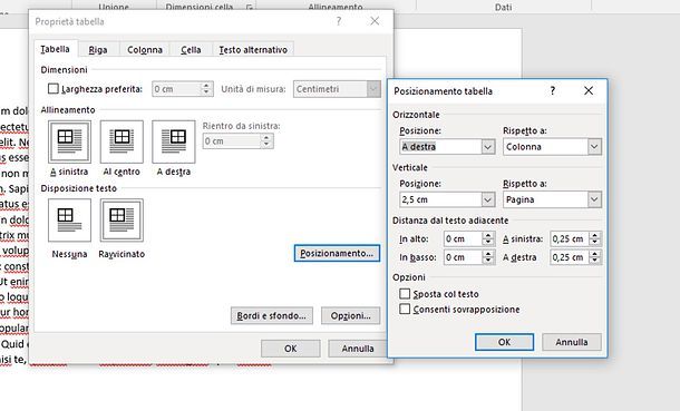 Come ancorare un'immagine in Word