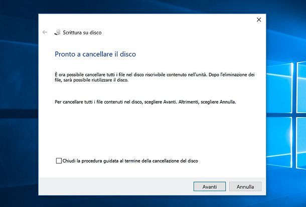 Come svuotare un CD su Windows