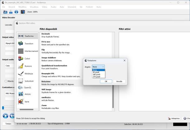 Come girare un video di 90 gradi su PC