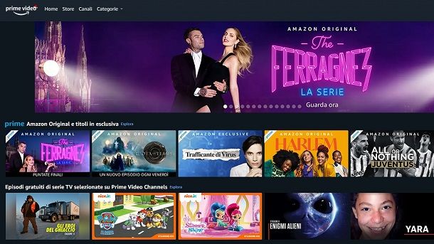 Amazon Prime Video Home